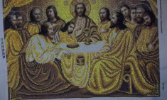 icoane ortodoxe cusute cu margele foto