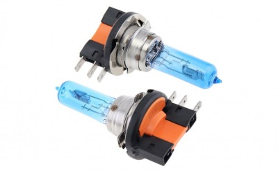 Set 2 becuri H15 12V 15/55W Halogen Lamp,Super White foto