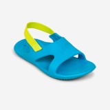 Papuci &icirc;not Piscină SLAP 100 BASIC Albastru-Verde Copii
