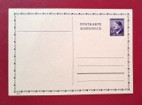 Protectoratul Boemiei și Moraviei 1942 &ndash; Carte poștală oficială Hitler 60h (Ganzsache / Postal Stationery)