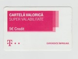 bnk card Cartela telefonica de colectie - Telekom 5 &euro; - Refill - Col:RO-TKM-REF-0004-161030