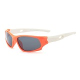 Ochelari pentru Copii Polarizati - Techsuit (816-C8) - Orange / White