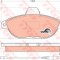 Set placute frana,frana disc FIAT SCUDO combinato (220P) (1996 - 2006) TRW GDB1216