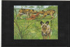 Uganda 1993-Fauna,Caini de vanatoare,colita dantelata,MNH,Michel Bl.187, Nestampilat