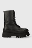 Steve Madden bocanci de piele Coast femei, culoarea negru, cu platforma, SM11002681