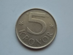 5 KRONOR 1983 SUEDIA foto