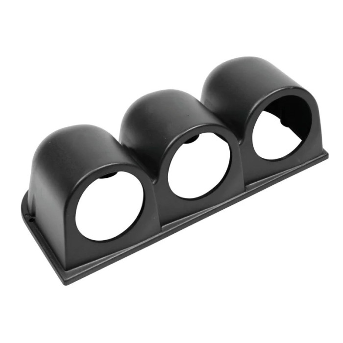 Suport 3 instrumente bord X3 (52mm) - Negru Garage AutoRide