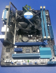 Placa de baza PC ASUS H61M-C LGA1155 CPU si Cooler si shield incluse! foto