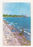 RF131 - Carte Postala - Constanta. Pe malul marii, circulata 1961
