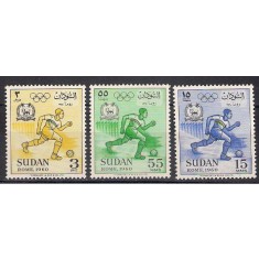 Sudan 1960 - Jocurile Olimpice Roma, sport, serie neuzata