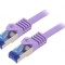 Cablul Patch S/FTP 6a LSZH violet 1m 26AWG