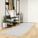 vidaXL Covor &bdquo;OVIEDO&rdquo;, fire scurte, gri, 80x250 cm