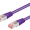 Patch Cord S/FTP Cat6 LSZH Violet 0.5m
