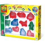 Forme de taiat plastilina (12 piese), SES Creative