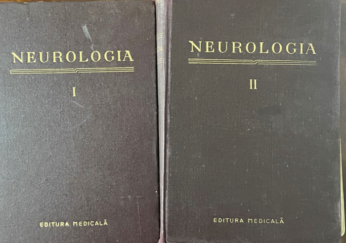 NEUROLOGIA volumul 1si 2- A. Kreindler ANUL 1957 .