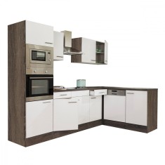 Leziter Unitate de bucatarie de colt Yorki 280 cu cuptor si cuptor cu microunde Mobalis Homvera