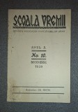 Revista Scoala Vremii nr. 10 dec. 1939
