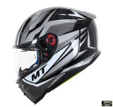 Cumpara ieftin Casca integrala pentru scuter - motocicleta MT Revenge 2 Kley B0 alb/gri lucios Alb/gri lucios S (55/56cm)
