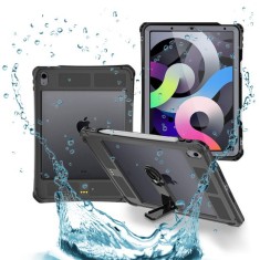 Husa pentru iPad Air 4 (2020) / Air 5 (2022) - ShellBox Waterproof IP68 - Black