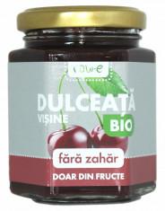 Dulceata de visine bio fara zahar, 200g foto