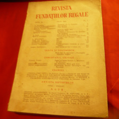 Revista Fundatiilor Regale iulie 1944 : Arghezi , Miron Radu Paraschivescu ,250p