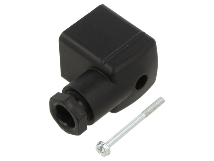 Conector cu valvă, 18mm, mamă