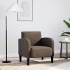 VidaXL Canapea scaun cu cotiere Gri &icirc;nchis 54 cm piele artificială