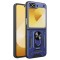 Husa Samsung Galaxy Z Flip6 protectie camera Techsuit CamShield Series, albastru