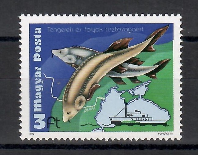 Ungaria 1979 - Protecția mediului a r&acirc;urilor și mărilor. MNH