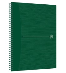 Caiet Cu Spirala A4+, Oxford Origins, 70 File-90g/mp, Scribzee, Coperta Pp - Dictando - Verde foto