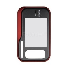 Capacul frontal al Nokia 6760s Softtouch Red foto