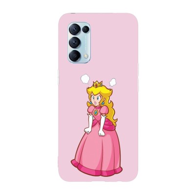 Husa compatibila cu Oppo Find X5, Viceversa, model Angry Princess Peach Super Mario, Silicon, TPU foto
