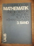 Lehrbuch der mathematik fur die oberstufe der allgemein-bildenden hoheren schulen- Josef Laub, Wilhelm Korperth