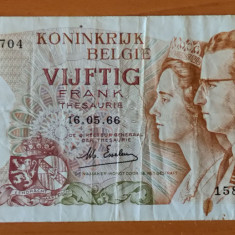 Belgia - 50 Francs / franci (1966)