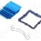 Radiator extrudat, aluminiu, 31mm x 31mm, albastru, Advanced Thermal Solutions - ATS-50310B-C1-R0