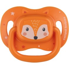 Canpol babies Cute Animals Soother 0-6m suzetă Orange 1 buc