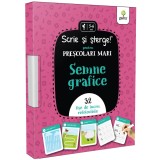 Semne grafice - prescolari mari/Scrie si sterge!