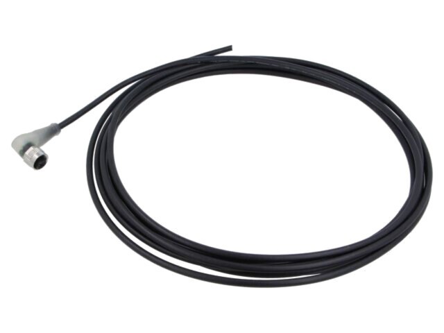 Cablu BALLUFF M12 5 pini unghiat 5m pentru senzori automatizări IP67
