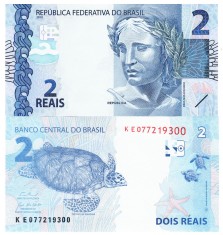 Brazilia 2 Reais 2010 P-252 UNC