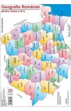 Harta geografia Romaniei - Clasa 4 - Cristina Moldovan
