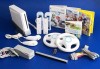 Set Gaming Nintendo Wii+HDMI+380 jocuri+2manete+2volane Mario,Sonic,Dance,NFS