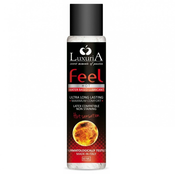 Lubrifiant Intim cu Incalzire, Hot Sensation, Luxuria Feel, 60ml
