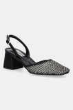Steve Madden pumps Network culoarea negru, cu toc drept, cu toc deschis, SM11003612