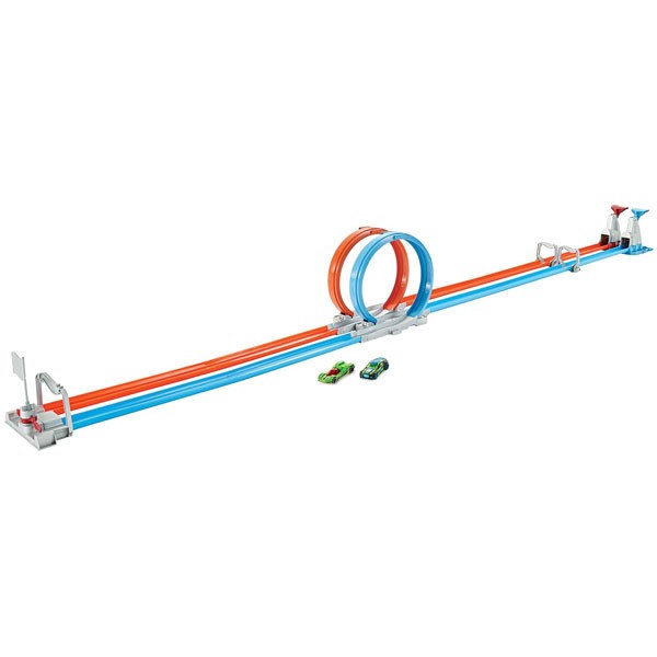 Set de joaca Hot Wheels Action, Double Loop Dash