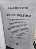 C. Radulescu-Motru - Scrieri Politice