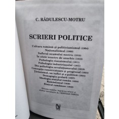 C. Radulescu-Motru - Scrieri Politice
