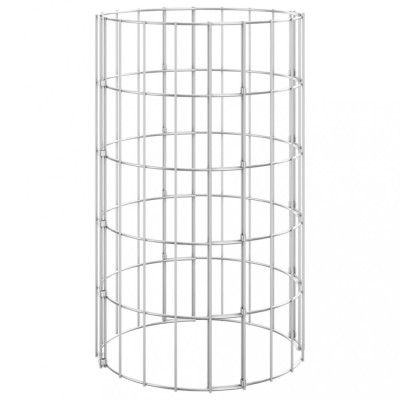 Stalp de gabion, &amp;Oslash;30x50 cm, otel galvanizat, circular foto