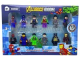 Set figurine supereroi - Alliance Model 12 piese BlockHeroes