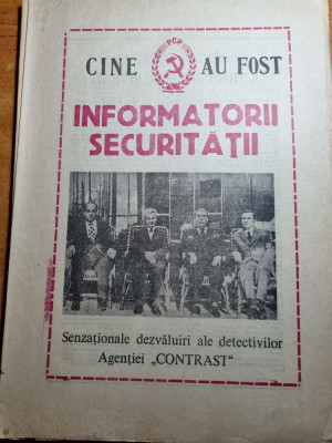 ziarul cine au fost informatorii securitatii anii &amp;#039;90 foto