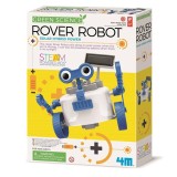 Kit DIY Green Science, 4M, Robot Rover hibrid cu energie solara